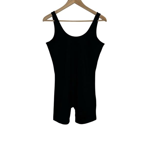 Girlfriend Collective Unitard Romper Womens Large Black One Piece Athleisure - Picture 3 of 8